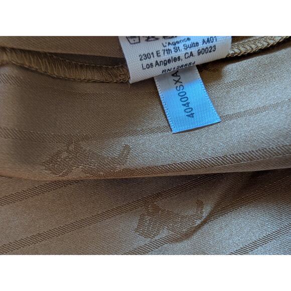 NWT L'AGENCE Skyler Collared Wrap Robe Jacket Size XXS Dark Khaki Horse #1G480 - Picture 10 of 13